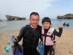 4歳の子と一緒に楽しめる沖縄でシュノーケリング