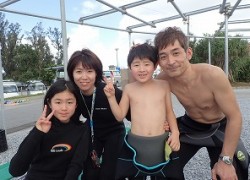 家族でファンダイビング＆体験ダイビング