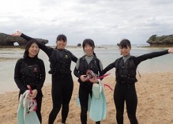 沖縄女子旅プランでシュノーケリング