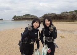 沖縄旅行女子旅おすすめ　貸切体験ダイビング