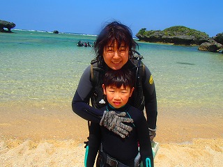沖縄ダイビング９歳