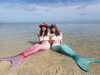 沖縄で人魚姫になれる！！マーメイドスイム体験