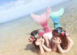 沖縄で人魚姫になれる！！マーメイドスイム体験